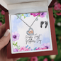 Baby Feet Heart Necklace