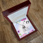 Baby Feet Heart Necklace
