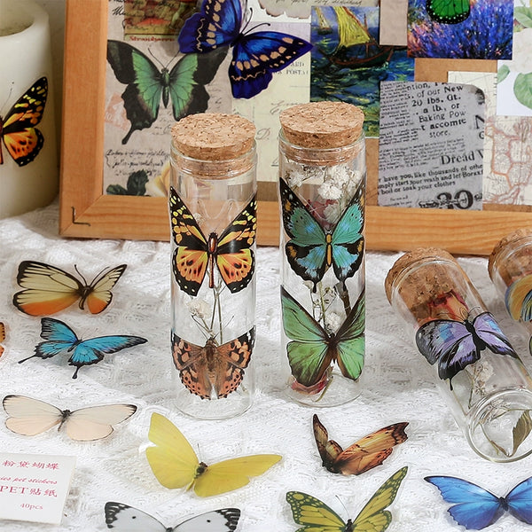 Butterfly, plants, flowers,  Stickers Package - tuttostyle4u