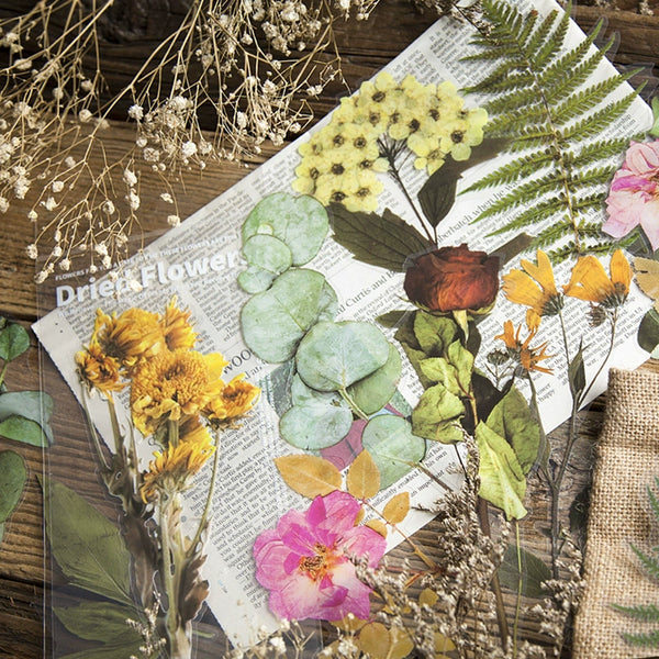 Floral & Plants transparent stickers  ideal for your scrapbooking projects, notebook, planners. - tuttostyle4u