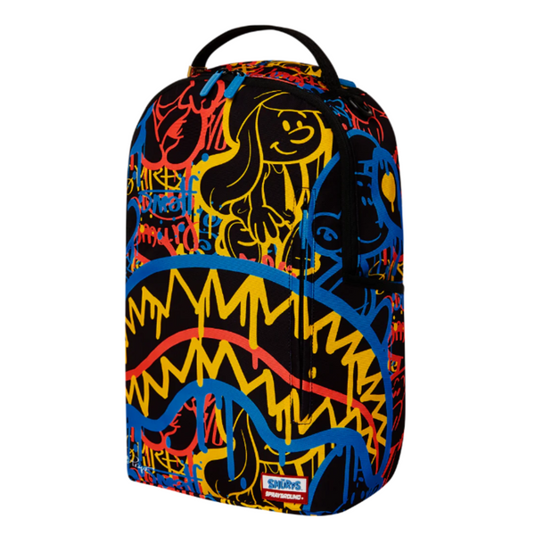 Sprayground SMURFS NEON DRIP DLXSR BACKPACK