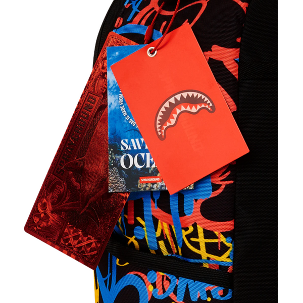 Sprayground SMURFS NEON DRIP DLXSR BACKPACK