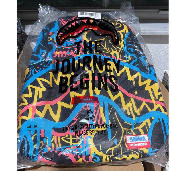 Sprayground SMURFS NEON DRIP DLXSR BACKPACK