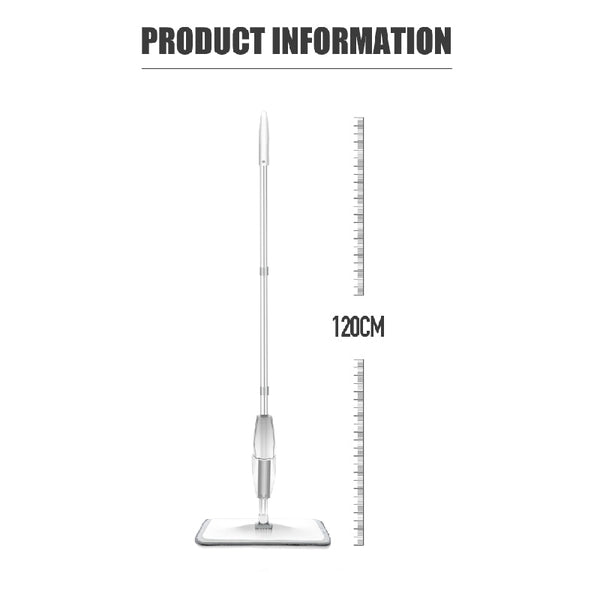 Spray Mop Broom Set Magic Flat Mops for Floor Home Cleaning Tool Brooms Household with Reusable Microfiber Pads Rotating Mop - tuttostyle4u