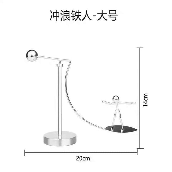Creative Newton Cradle Balance Steel Balls School Teaching Supplies Physics Science Pendulum Office Toy - tuttostyle4u
