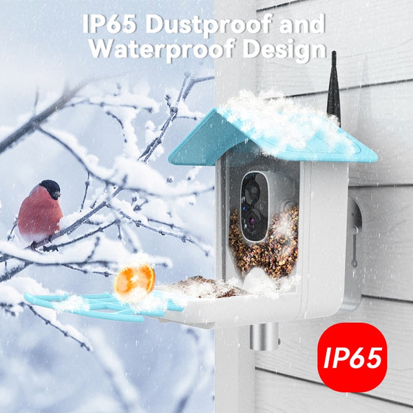 Smart Bird Feeder with Camera, Bird Watching Camera, Auto Capture Bird Videos & Motion Detection - tuttostyle4u