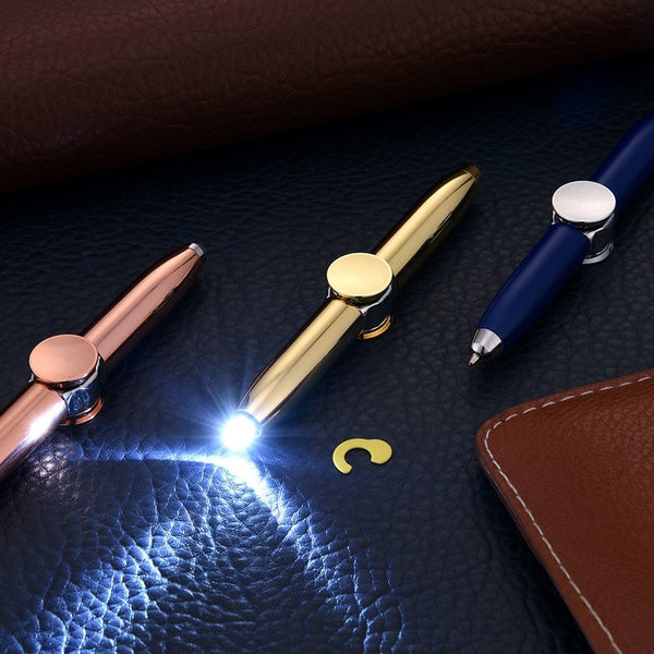 Focused Lens Fidget Spinner Pens with LED Light for Stress and Anxiety Relief - tuttostyle4u