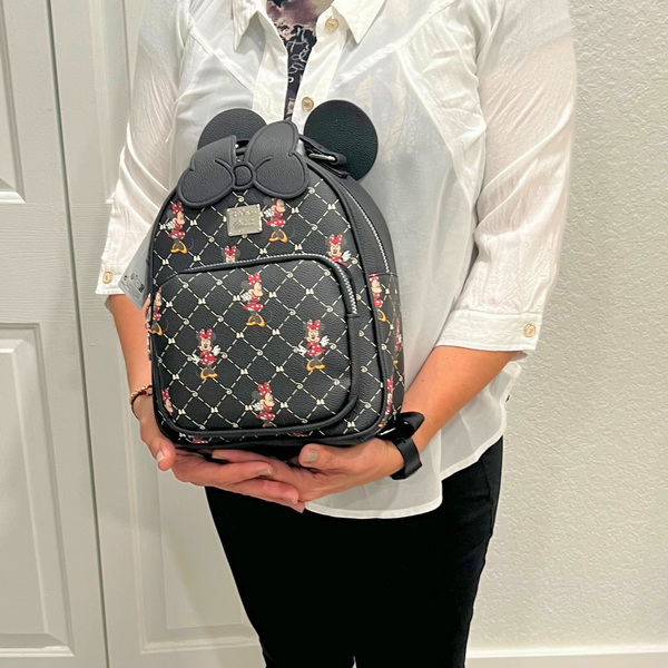 Disney Minnie Mouse Minnie Ears and Bow Backpack - tuttostyle4u