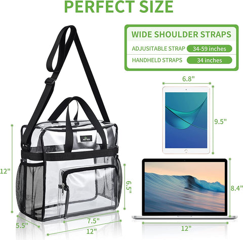 Transparent Waterproof PVC Tote Bag - tuttostyle4u