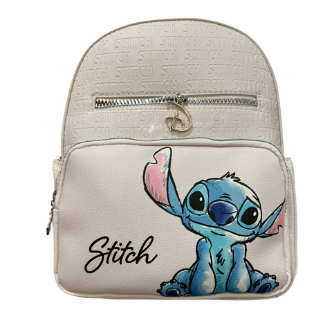 Disney Stitch Backpack Color Ivory - tuttostyle4u