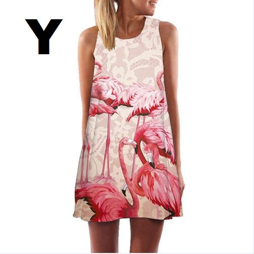 Sleeveless Summer Short Dress - tuttostyle4u