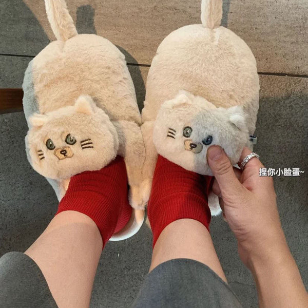 Cuddly Hug Cat Slippers - tuttostyle4u