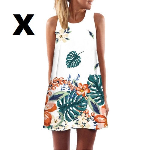 Sleeveless Summer Short Dress - tuttostyle4u