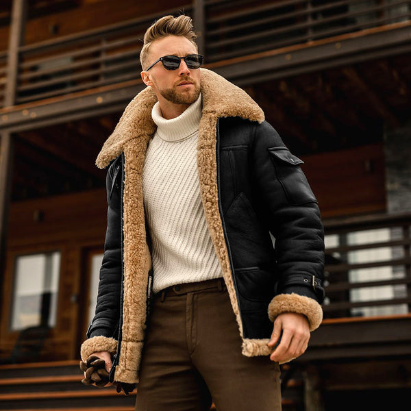 Winter Jacket Mens Military Fleece Warm Jackets Male Fur Collar Coats Army Tactical Jacket - tuttostyle4u