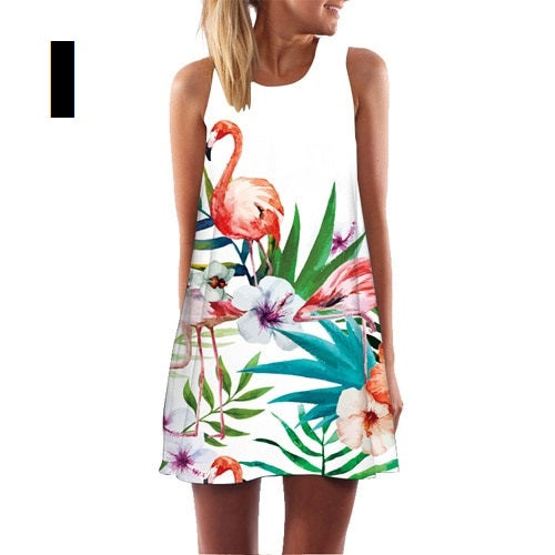 Sleeveless Summer Short Dress - tuttostyle4u