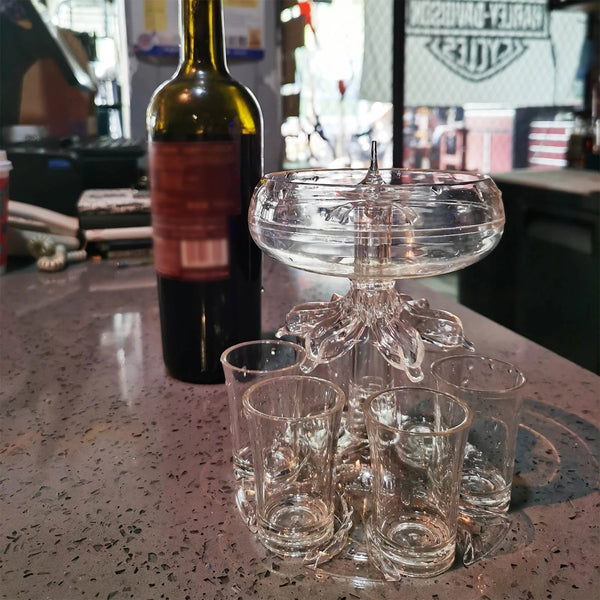 6 Shot Glass Dispenser Holder - tuttostyle4u