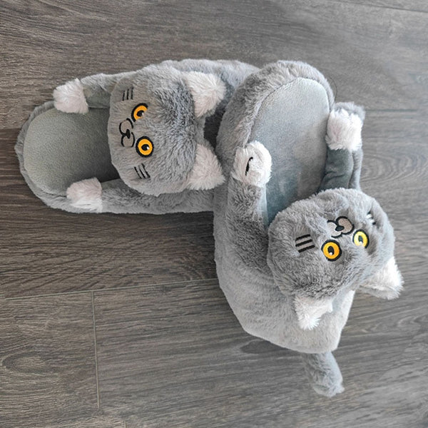 Cuddly Hug Cat Slippers - tuttostyle4u