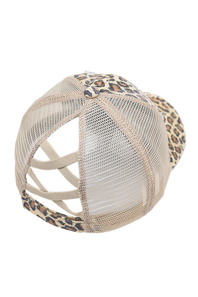 Leopard Printed Cap - tuttostyle4u