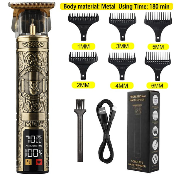 Rechargeable Clipper Men's Trimmer - tuttostyle4u