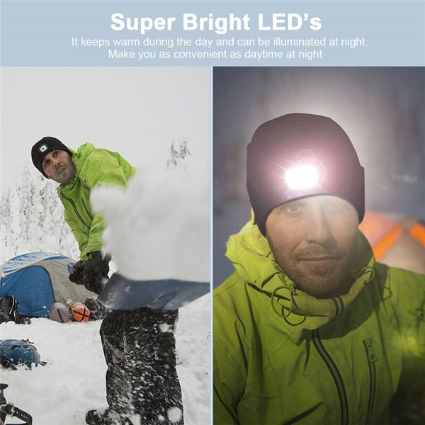 Unisex LED Knitted Beanie - tuttostyle4u