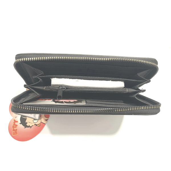 Betty Boop Wallet White Dots L - tuttostyle4u