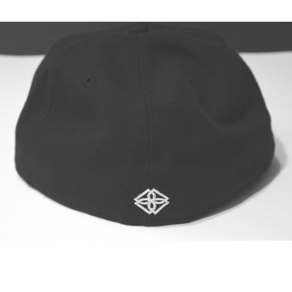DOPE  Gold Logo New Era Fitted Black - tuttostyle4u