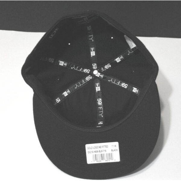 DOPE  Gold Logo New Era Fitted Black - tuttostyle4u