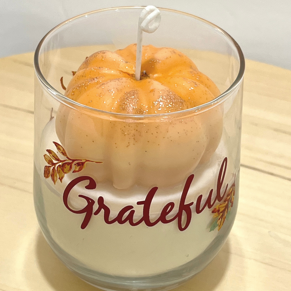Pumpkin Pie Scented Candle 100% All Natural Soy Wax - tuttostyle4u