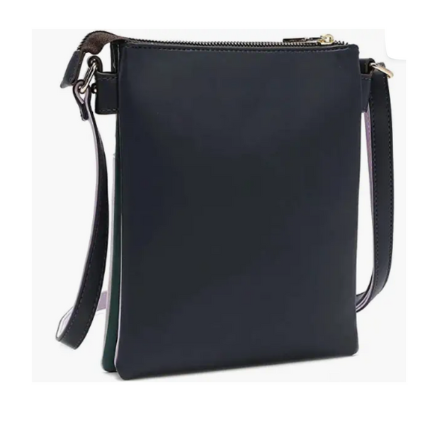 NIKKY DOUBLE ZIPPER CROSSBODY COLLEGE GIRL - tuttostyle4u