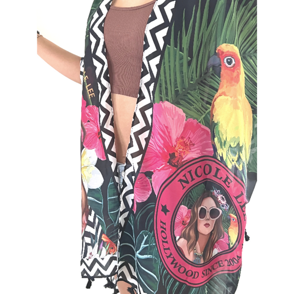 NICOLE LEE ISABELLA KIMONO VACATION GIRL IN PARADISE - tuttostyle4u