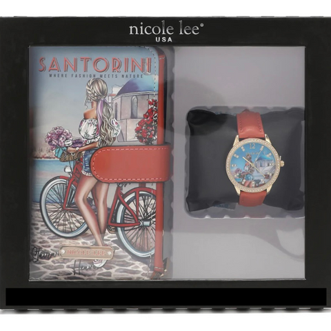 Nicole Lee  2 Pcs SET (Watch,  Phone Case + Crossbody Wallet) - tuttostyle4u