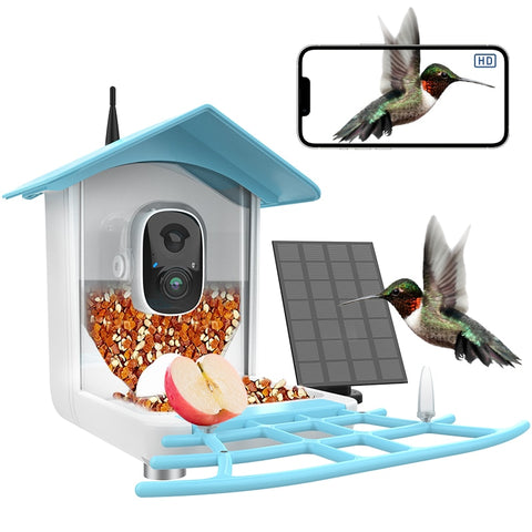 Smart Bird Feeder with Camera, Bird Watching Camera, Auto Capture Bird Videos & Motion Detection - tuttostyle4u