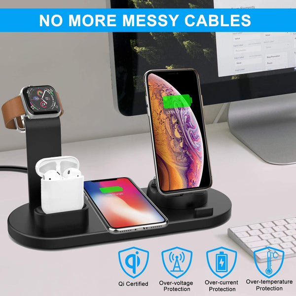 6 in 1 Wireless Charger Station - tuttostyle4u