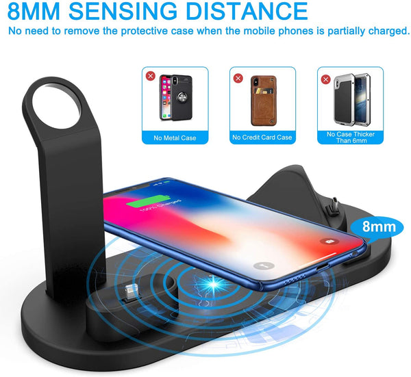 6 in 1 Wireless Charger Station - tuttostyle4u