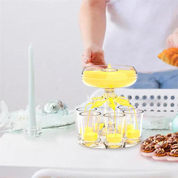 6 Shot Glass Dispenser Holder - tuttostyle4u
