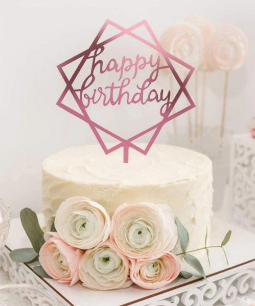 Random Birthday Cake Topper 6pcs - tuttostyle4u