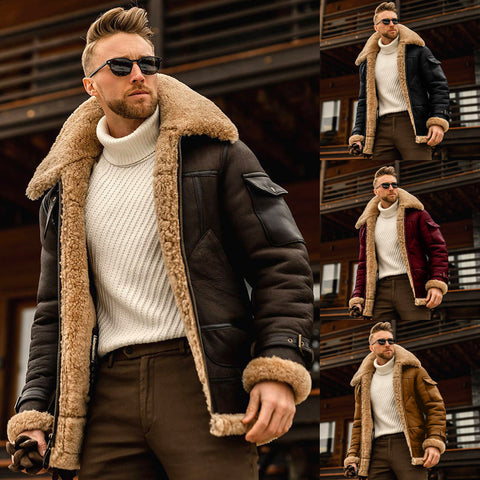 Winter Jacket Mens Military Fleece Warm Jackets Male Fur Collar Coats Army Tactical Jacket - tuttostyle4u