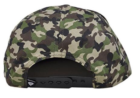 Diamond  OG Logo Script Camo Snapback Hat - tuttostyle4u