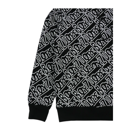 Dope Hoodie Black / White - tuttostyle4u