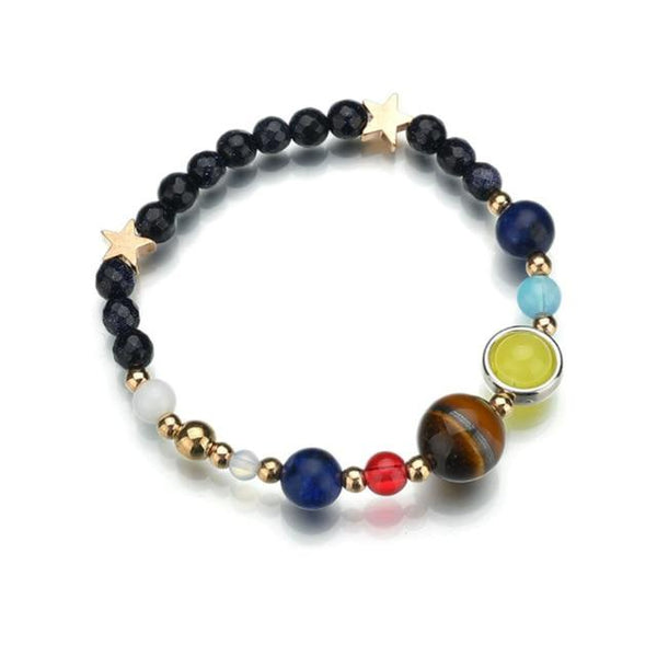 Eight Planets Bead Bracelet Natural Stone - tuttostyle4u