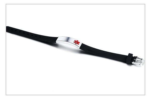 Engravable Medical Alert ID Bracelet Personalized - tuttostyle4u