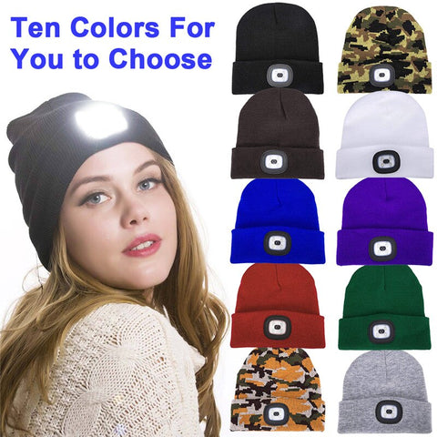 Unisex LED Knitted Beanie - tuttostyle4u