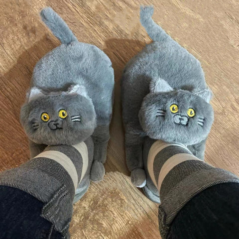 Cuddly Hug Cat Slippers - tuttostyle4u