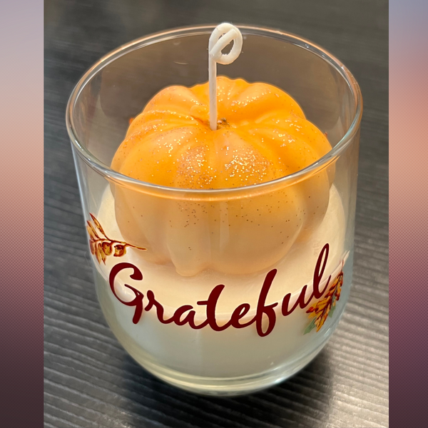 Pumpkin Pie Scented Candle 100% All Natural Soy Wax - tuttostyle4u