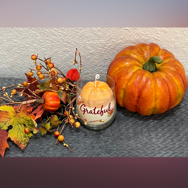 Pumpkin Pie Scented Candle 100% All Natural Soy Wax - tuttostyle4u