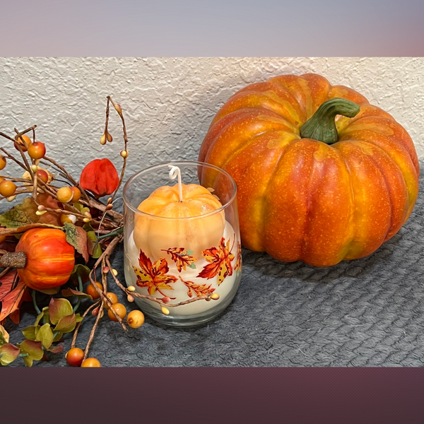 Pumpkin Pie Scented Candle 100% All Natural Soy Wax - tuttostyle4u