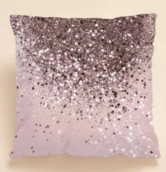 Glitter Gradient Pattern Cushion Cover Without Filler - tuttostyle4u