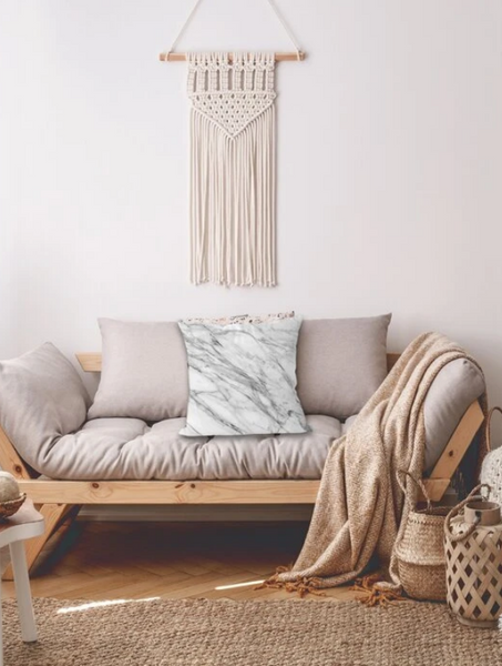 Marble Pattern Cushion Cover Without Filler - tuttostyle4u