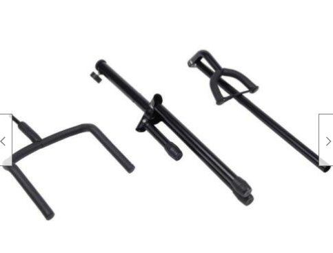 Tubular Guitar Stand Holder Black - tuttostyle4u