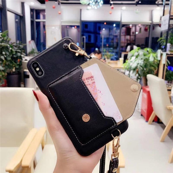 Iphone case with Credit Card Wallet  Crossbody - tuttostyle4u